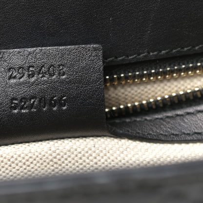 Gucci Guccissima Large Emily Chain Shoulder Bag Black 7 of 10