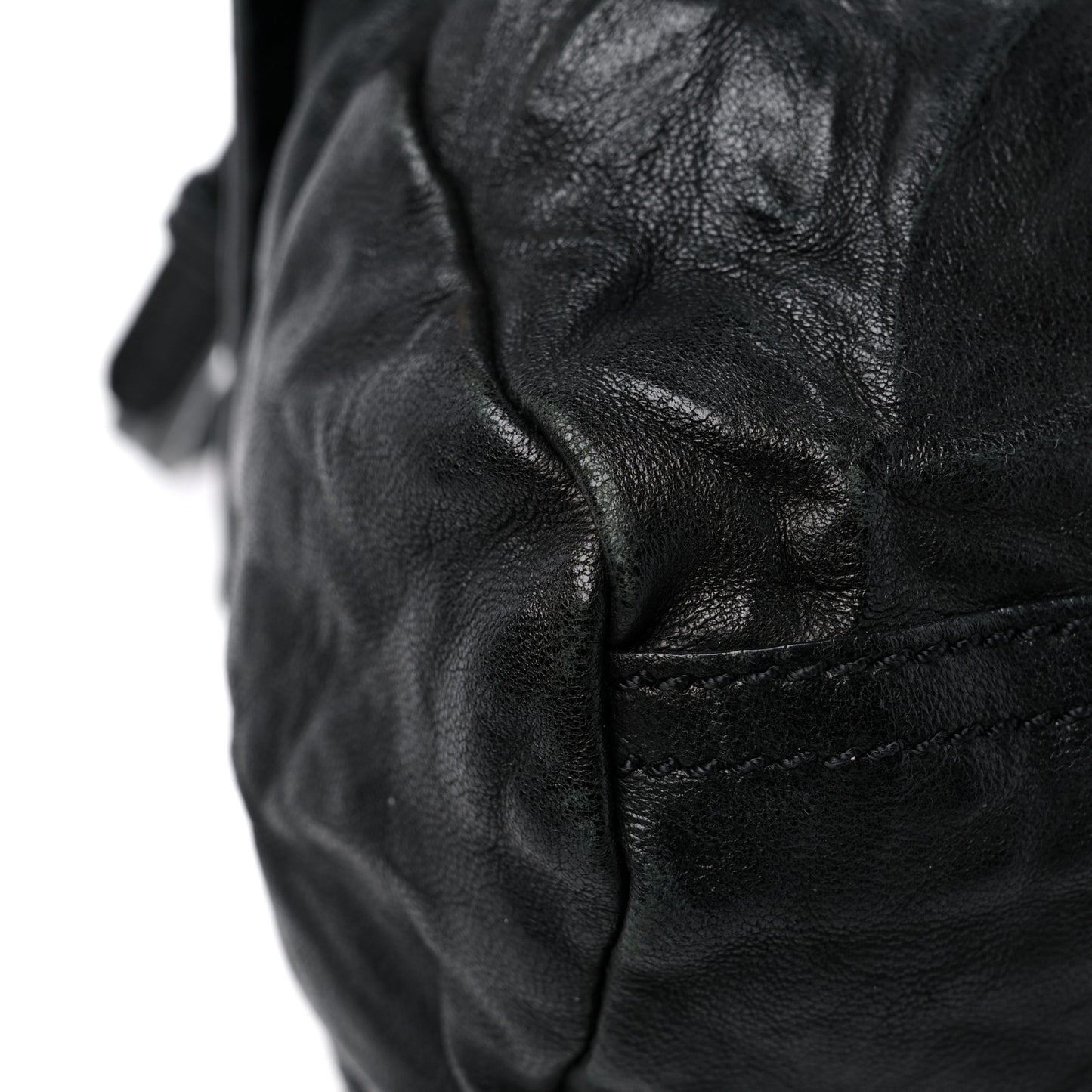 Tumbled Sheepskin Mini Pandora Black
