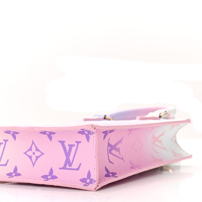 Louis Vuitton LOUIS VUITTON Monogram Giant Spring In The City Petit Sac Plat Sunrise Pastel 9 of 10