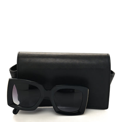 Chanel Acetate Rectangle Sunglasses 5435 Black 8 of 8