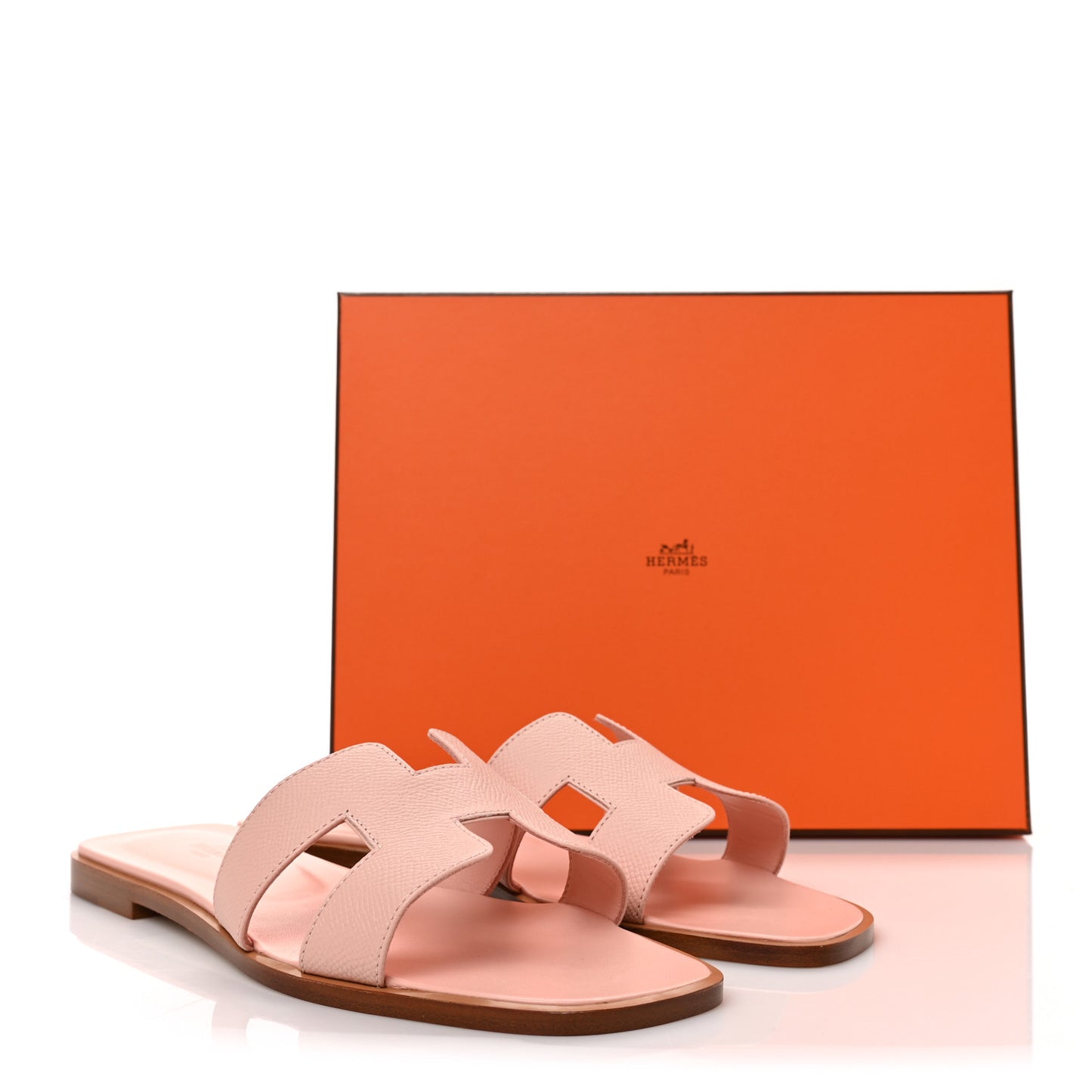 Epsom Oran Sandals 40.5 Rose Pale