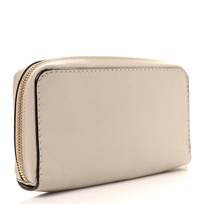 Chloe Calfskin Marcie Long Zip Around Wallet Dove 3 of 6