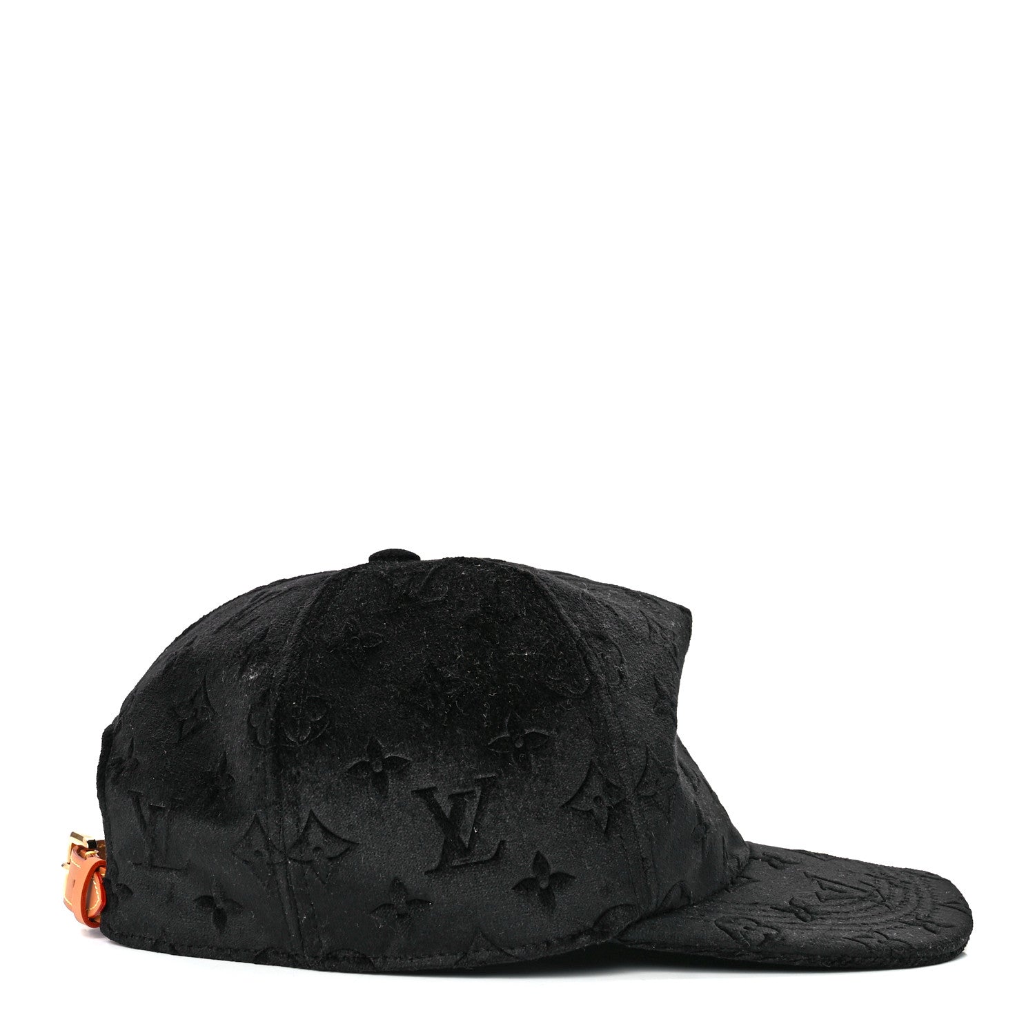 Louis Vuitton Jacquard Velvet Monogram Cap M Black 1345723