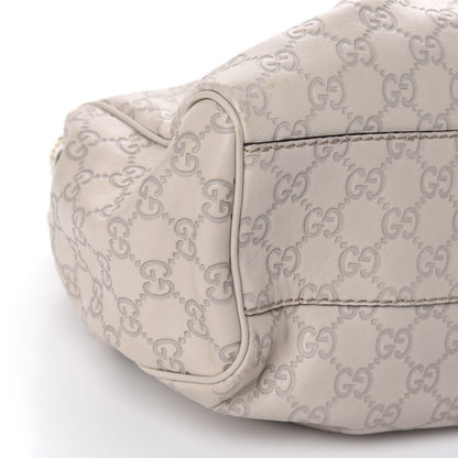 Gucci Guccissima Medium Sukey Tote Mystic White 6 of 11