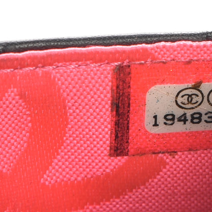 Chanel Calfskin Quilted Cambon Wallet On Chain WOC Black 8 of 9
