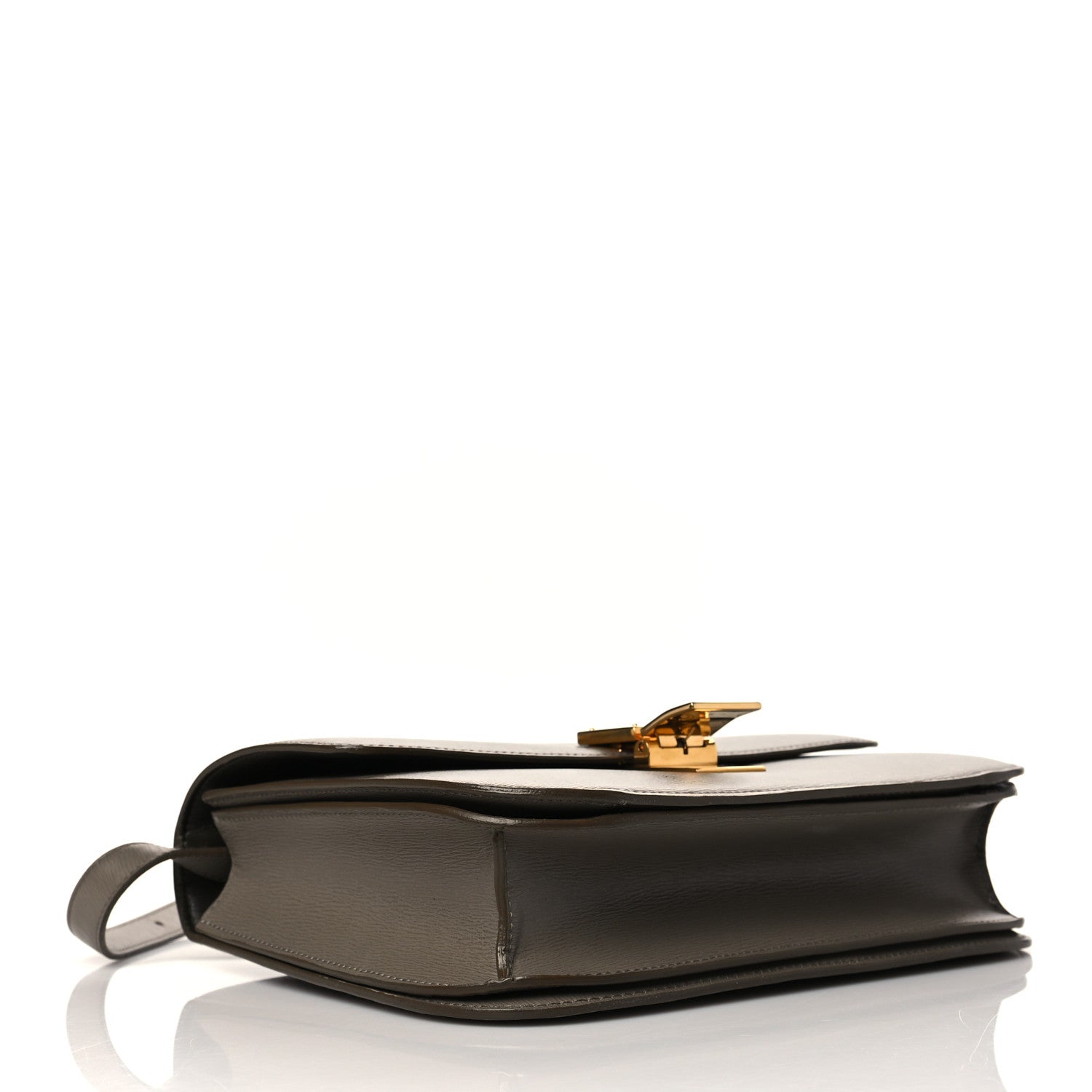 Celine Liege Calfskin Medium Classic Box Flap Bag Souris 3 of 9