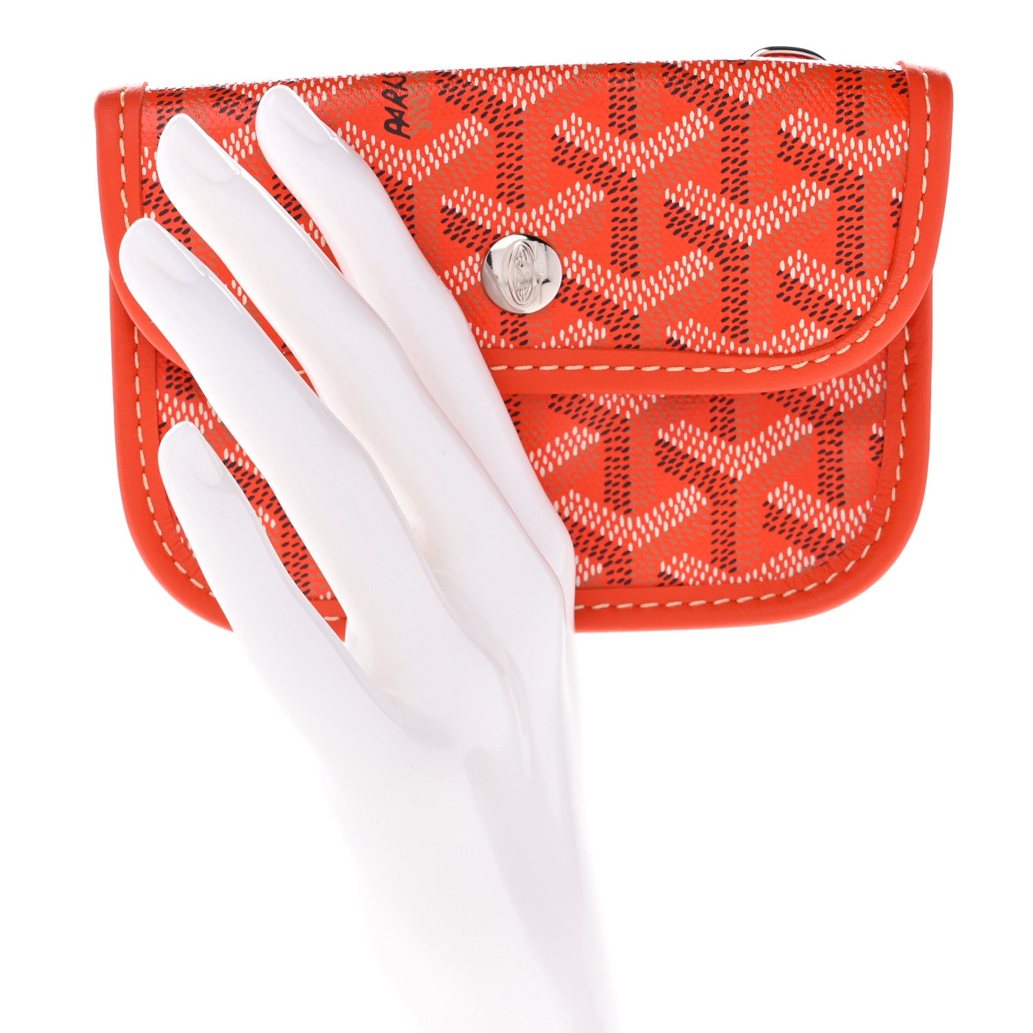 Goyard Goyardine Mini Anjou Pouch Orange 2 of 6