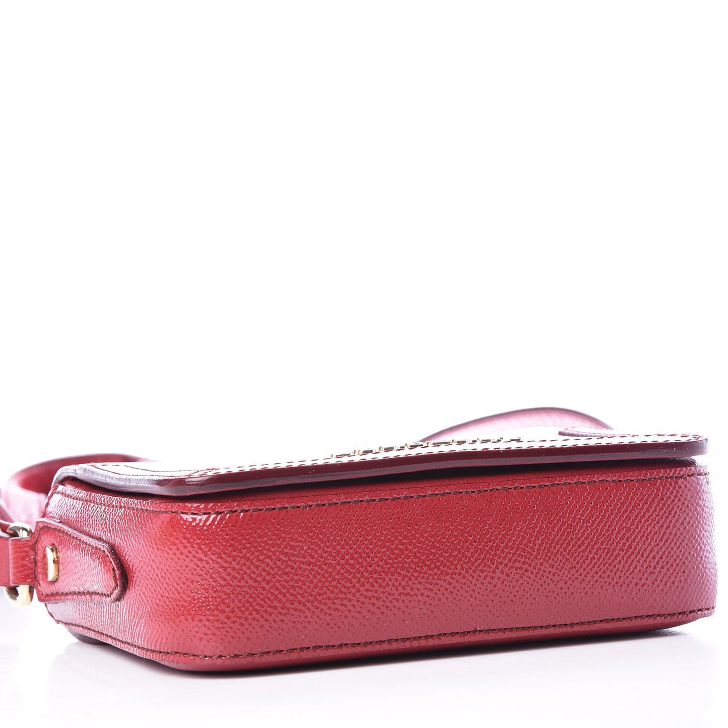 Patent London Mini Berkeley Crossbody Red