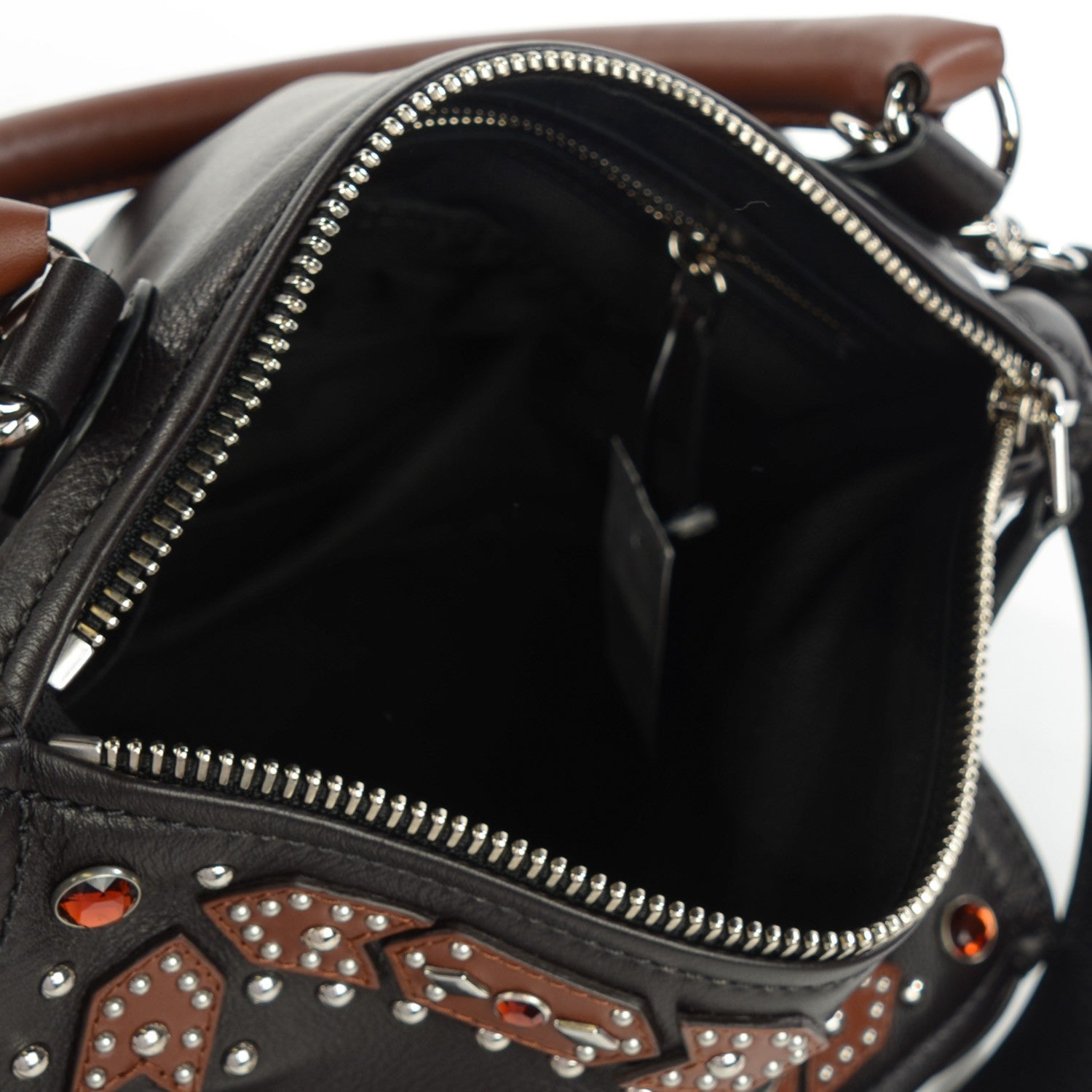 Givenchy Calfskin Small Studded Pandora Black Brown 5 of 9