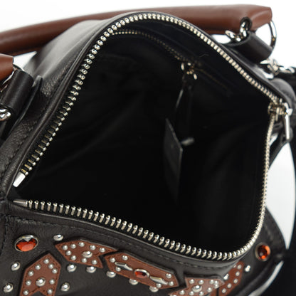 Givenchy Calfskin Small Studded Pandora Black Brown 5 of 9