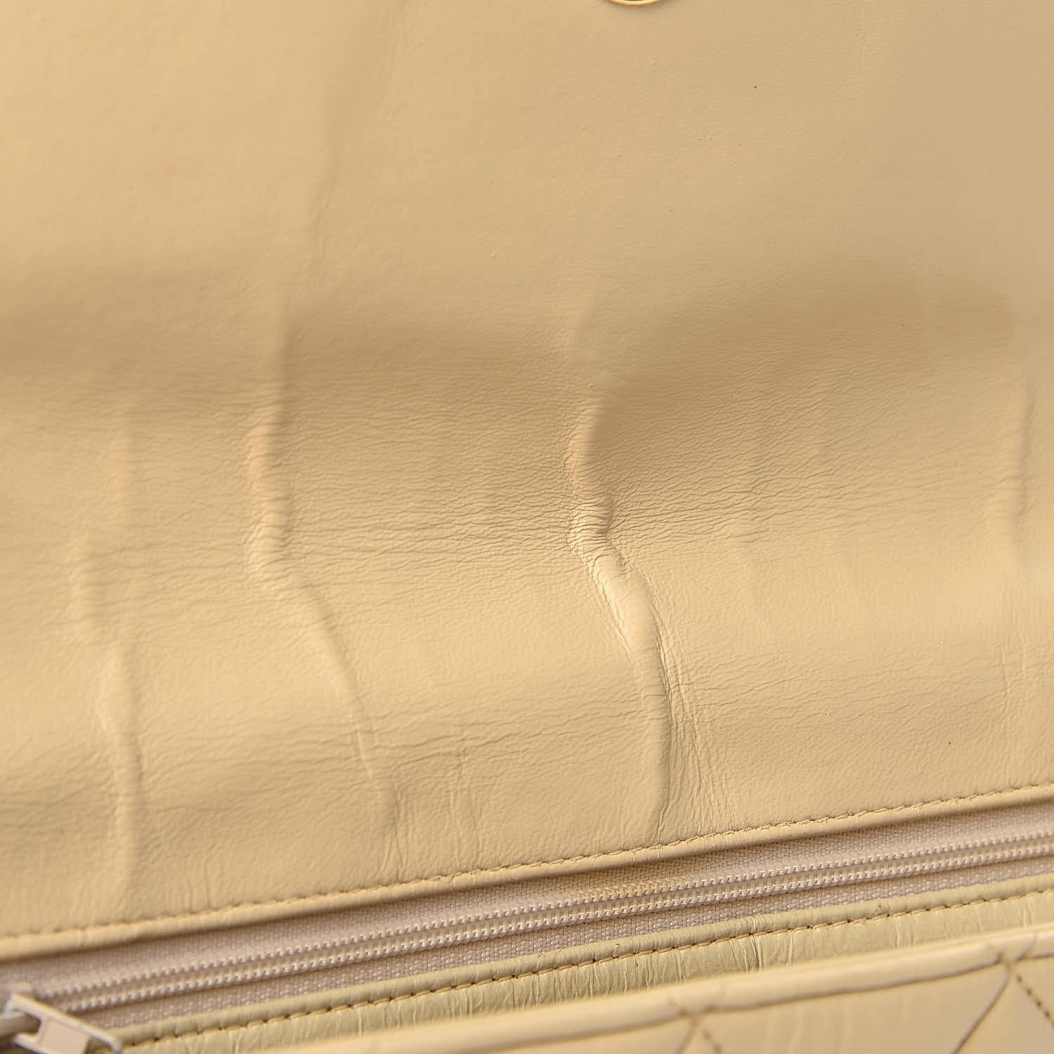 Chanel Lambskin Quilted CC Flap Beige 15 of 15