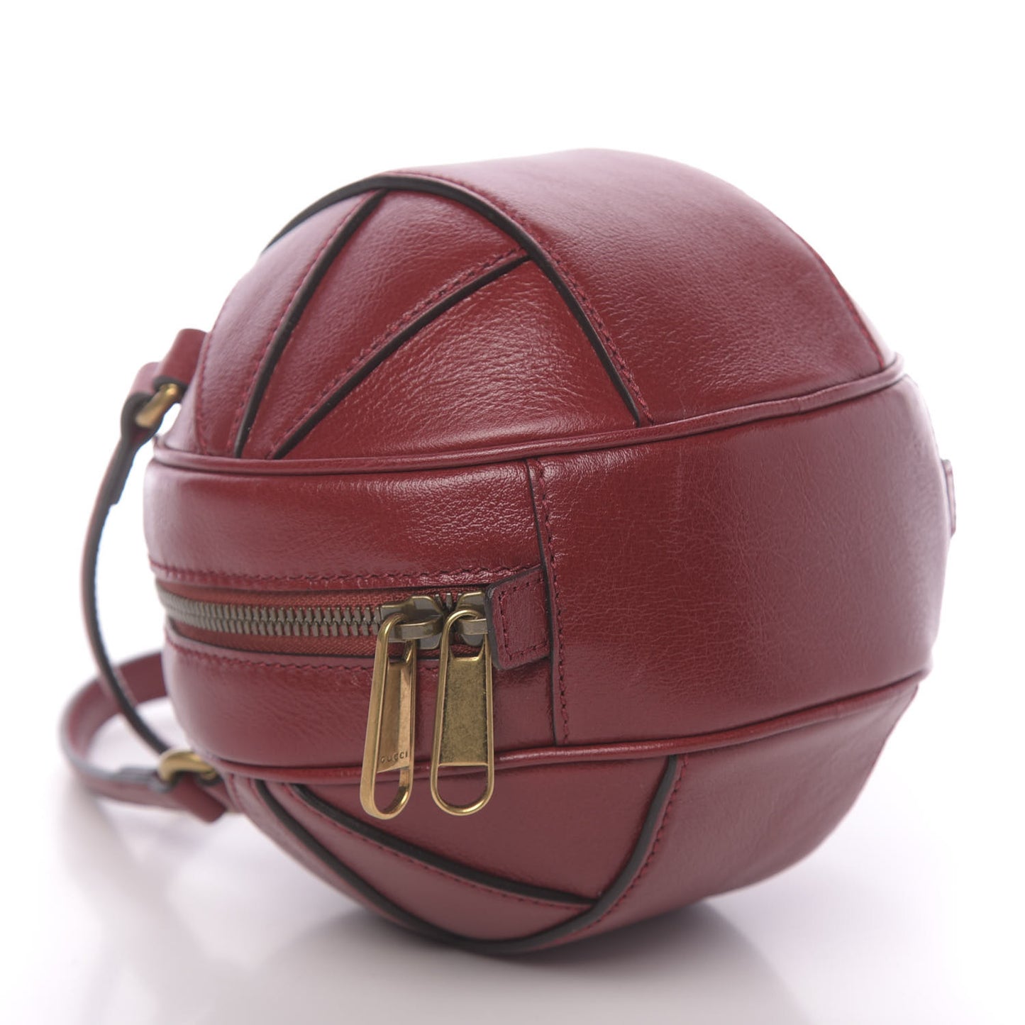 Piuma Lux Energy Mini Tifosa Basketball Shaped Shoulder Bag Romantic Cerise