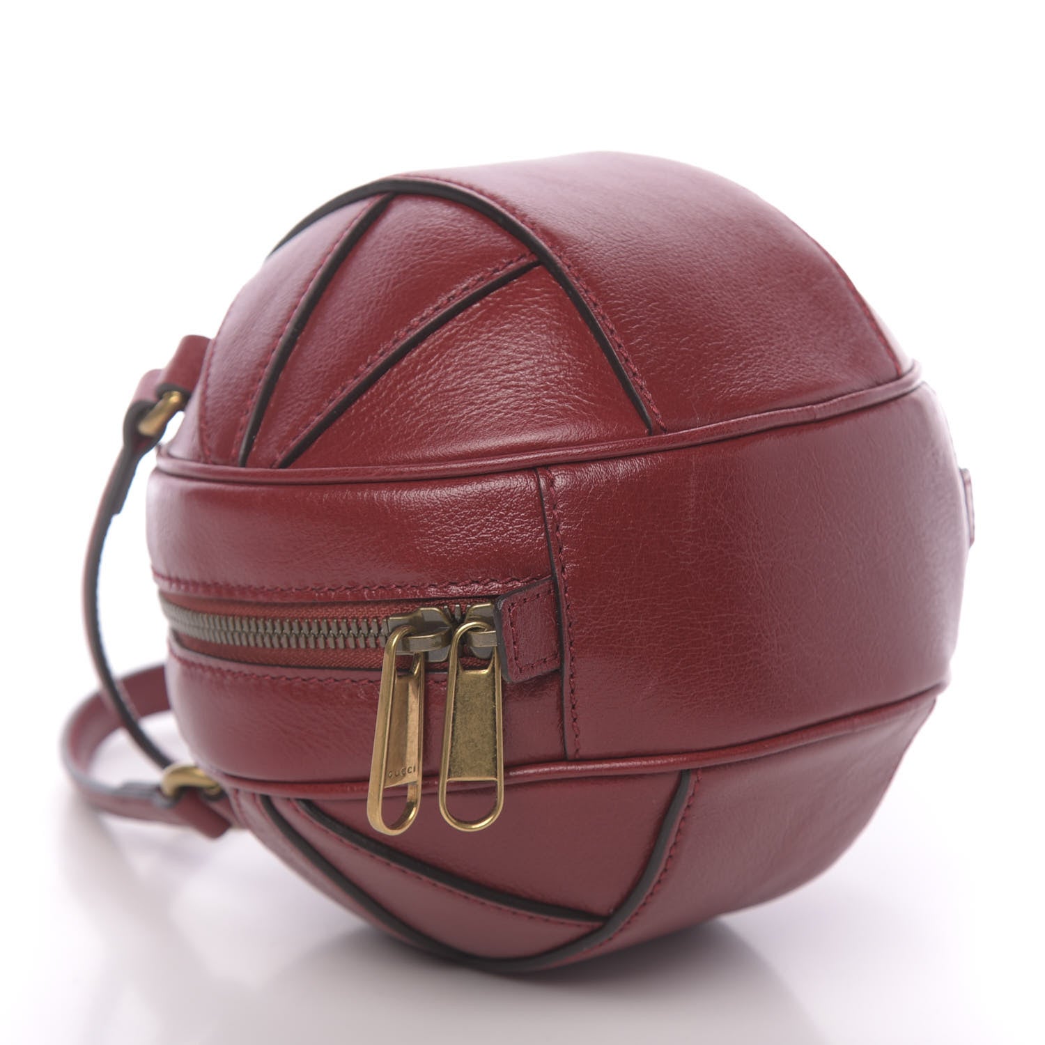 Gucci Piuma Lux Energy Mini Tifosa Basketball Shaped Shoulder Bag Romantic Cerise 5 of 11