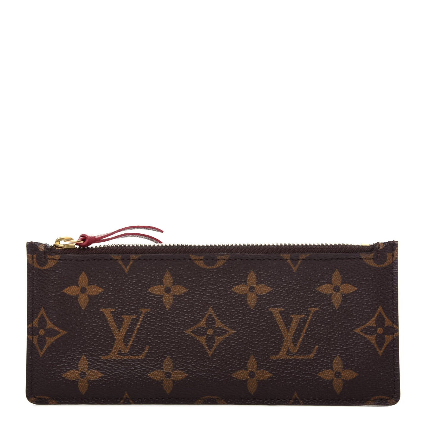 Monogram Josephine Wallet Zippered Insert Fuchsia