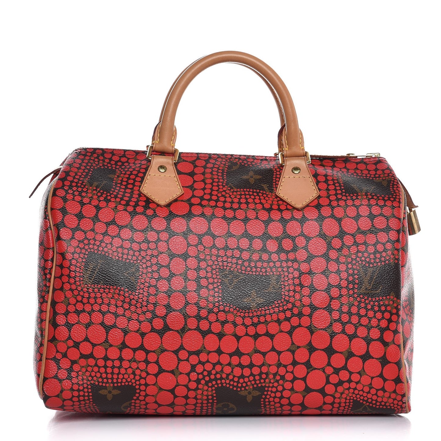 Monogram Kusama Town Speedy 30 Red