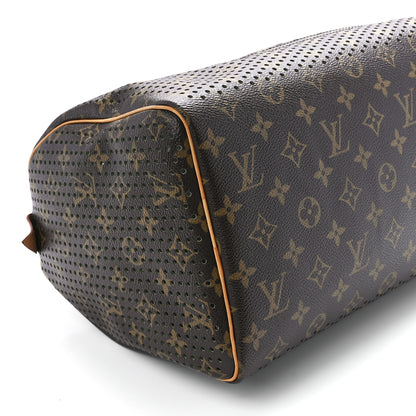 Louis Vuitton Monogram Perforated Speedy 30 Green 10 of 11
