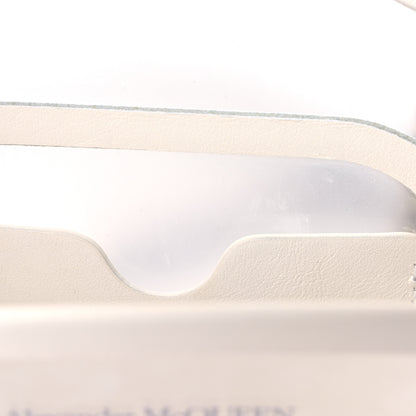 Alexander McQueen Calfskin Polyurethane Mini Jeweled Knuckle Satchel Clear White 11 of 18