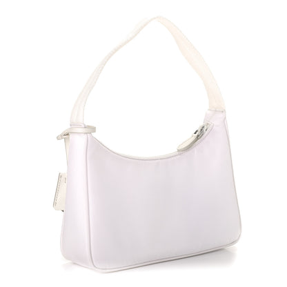 Prada Tessuto Nylon Mini Re-Edition 2000 Bag White 2 of 4