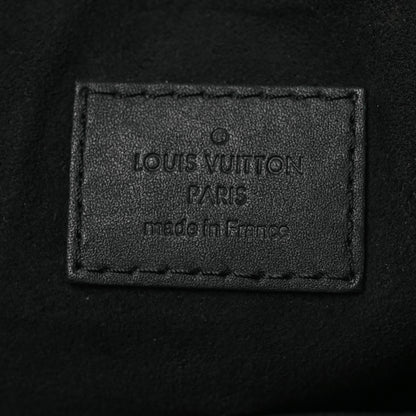Louis Vuitton Monogram Flower Zipped Tote MM Black 6 of 10