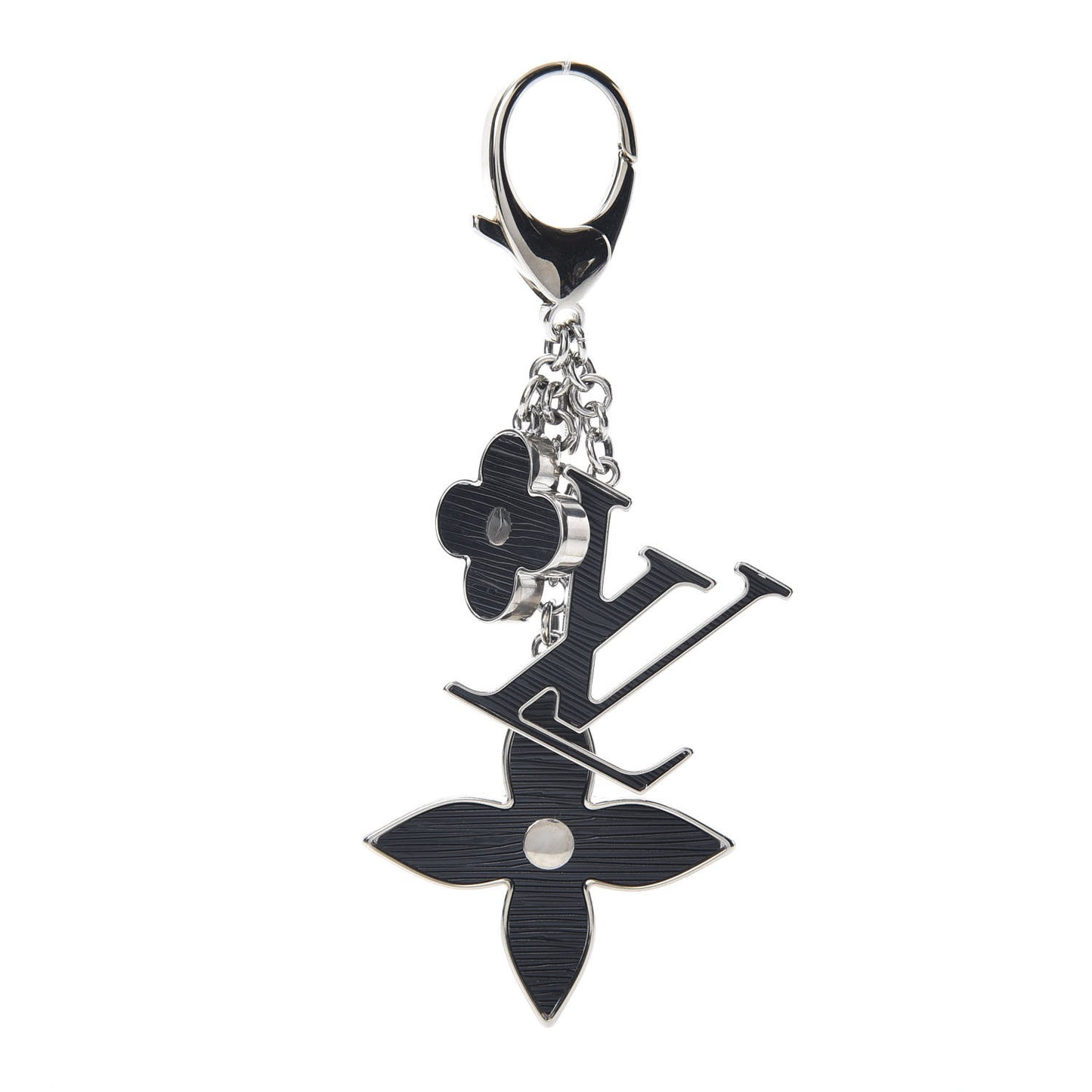 Electric Epi Fleur d'Epi Bag Charm Black