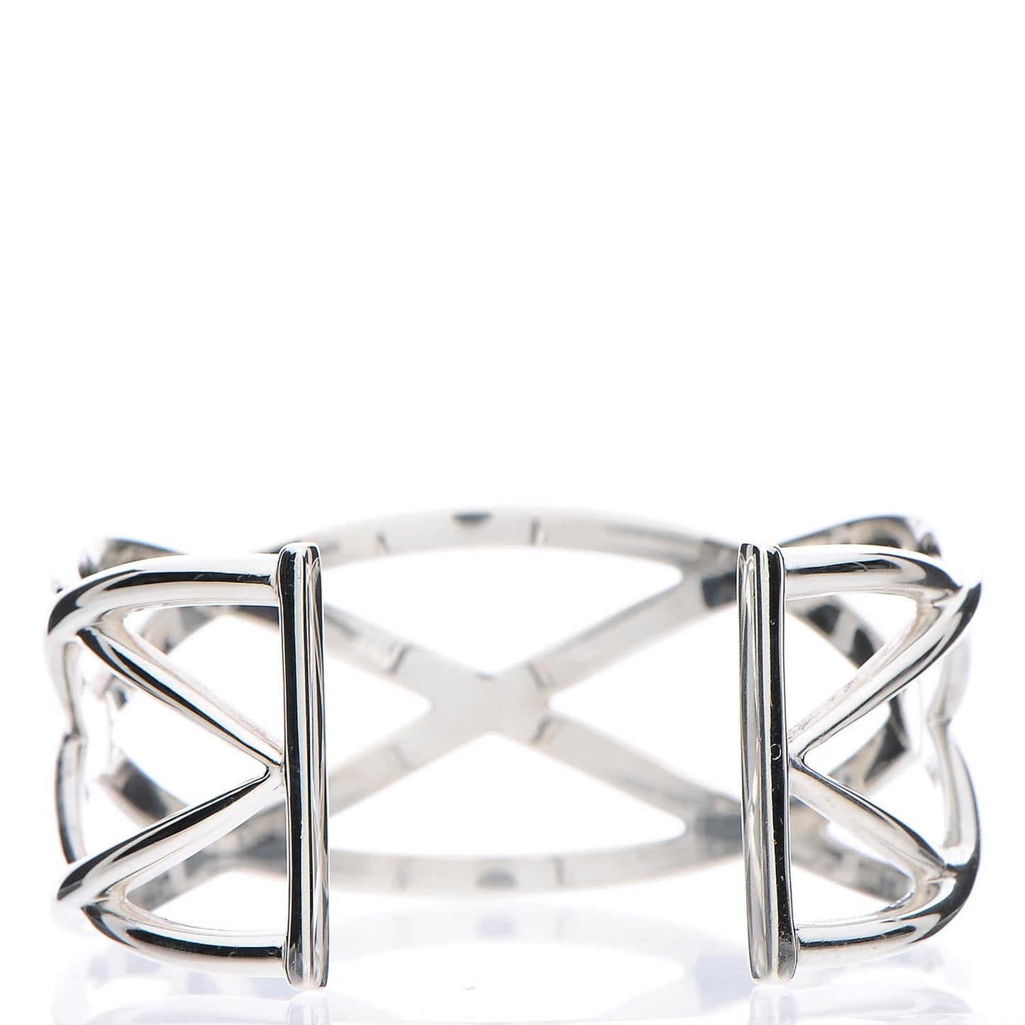 Sterling Silver Celtic Open Knot Cuff Bracelet