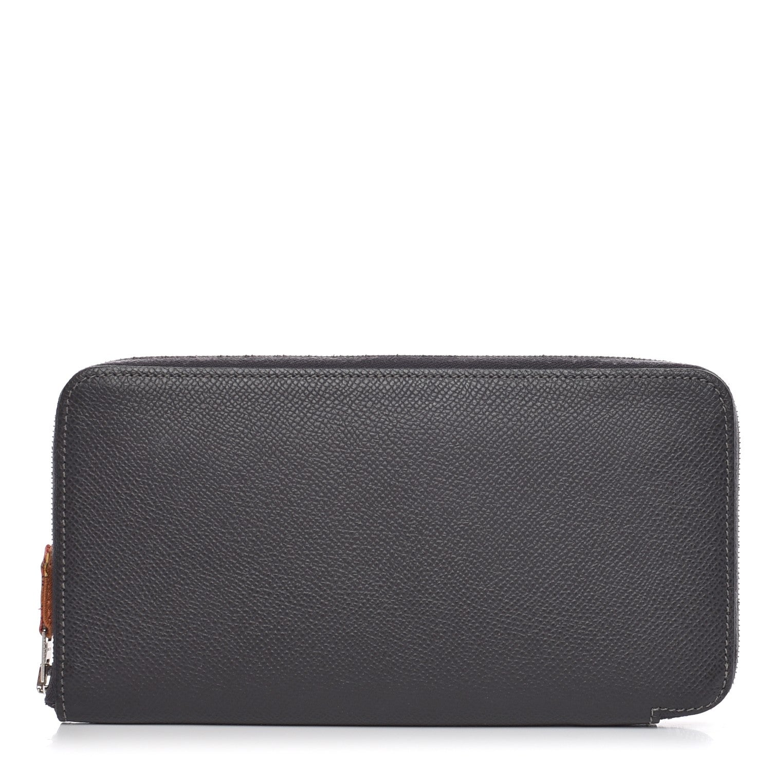 Hermes Epsom Silk'In Wallet Graphite Potiron 1 of 8