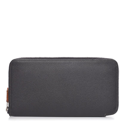 Hermes Epsom Silk'In Wallet Graphite Potiron 1 of 8