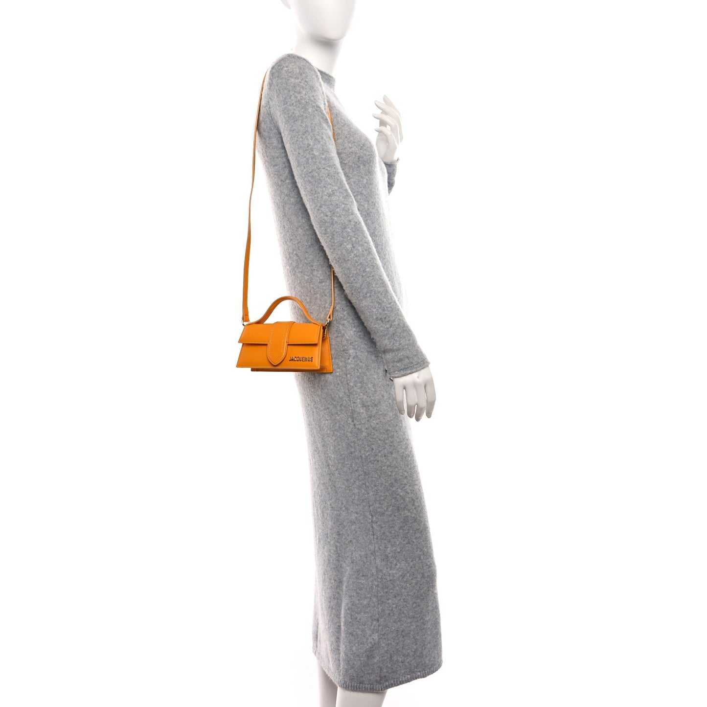 Smooth Calfskin Le Bambino Dark Orange