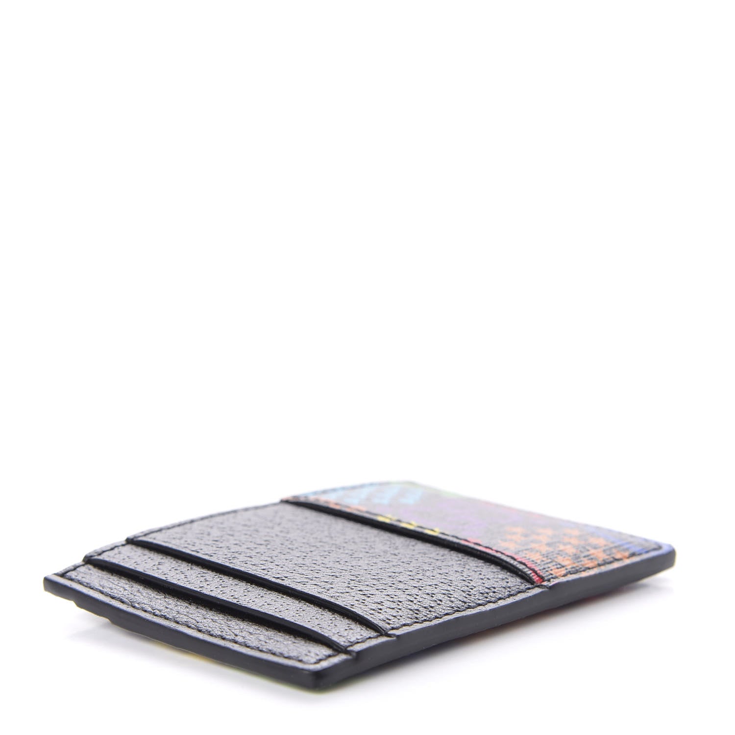 Gucci GG Supreme Monogram Psychedelic Card Holder Black 4 of 5