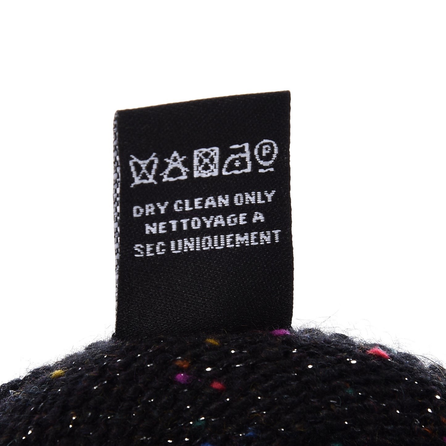 Cashmere Viscose Gloves Black