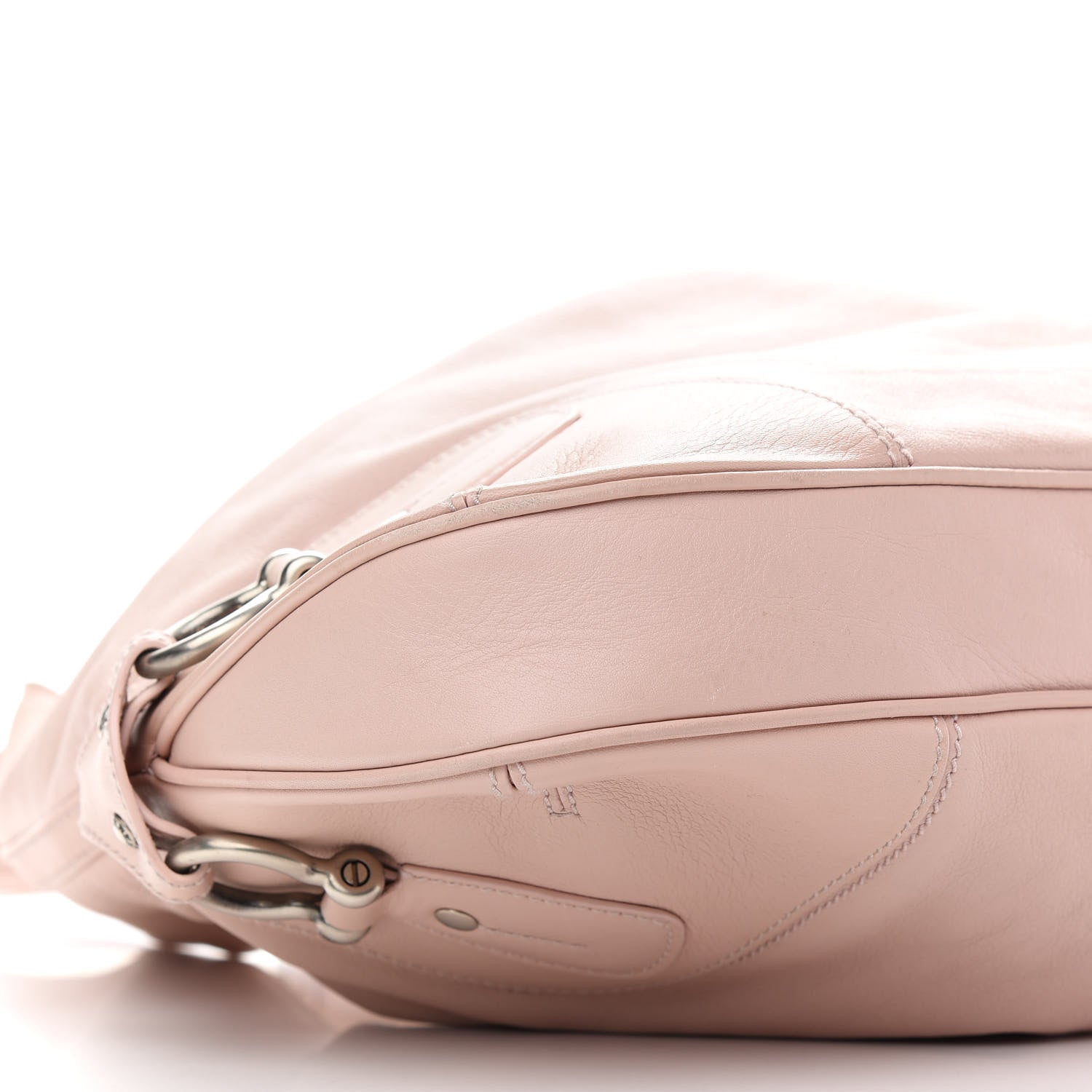 Burberry Calfskin Drawstring Hobo Pink 7 of 12