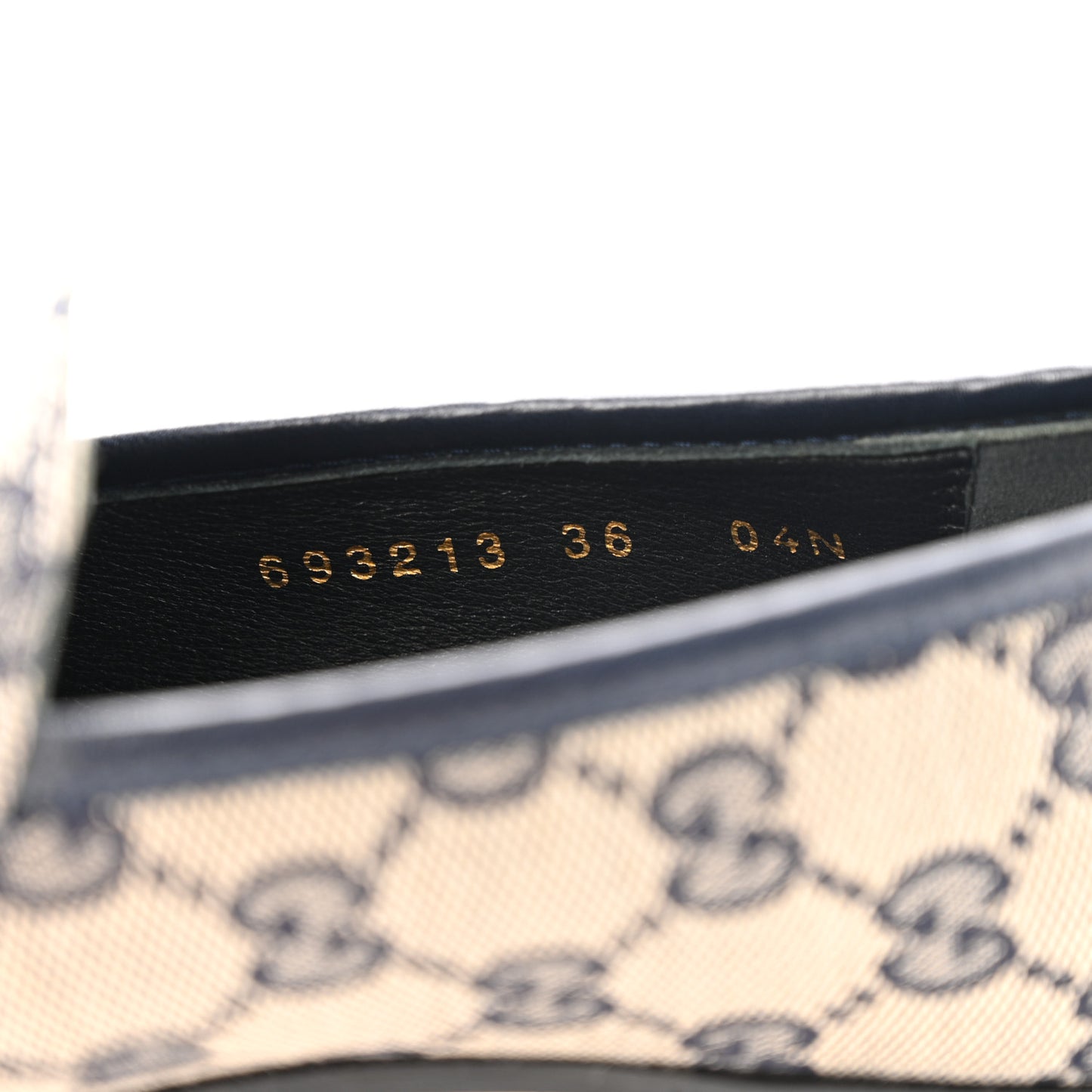 Monogram Malaga Kid Horsebit Womens Jordaan Loafers 36 Beige Blue 36 Beige Blue