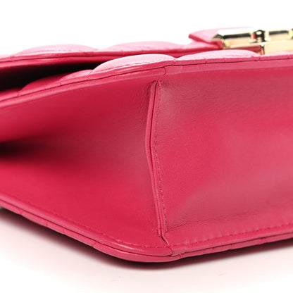 Christian Dior Lambskin Cannage Miss Dior Promenade Pouch Fuchsia 9 of 12