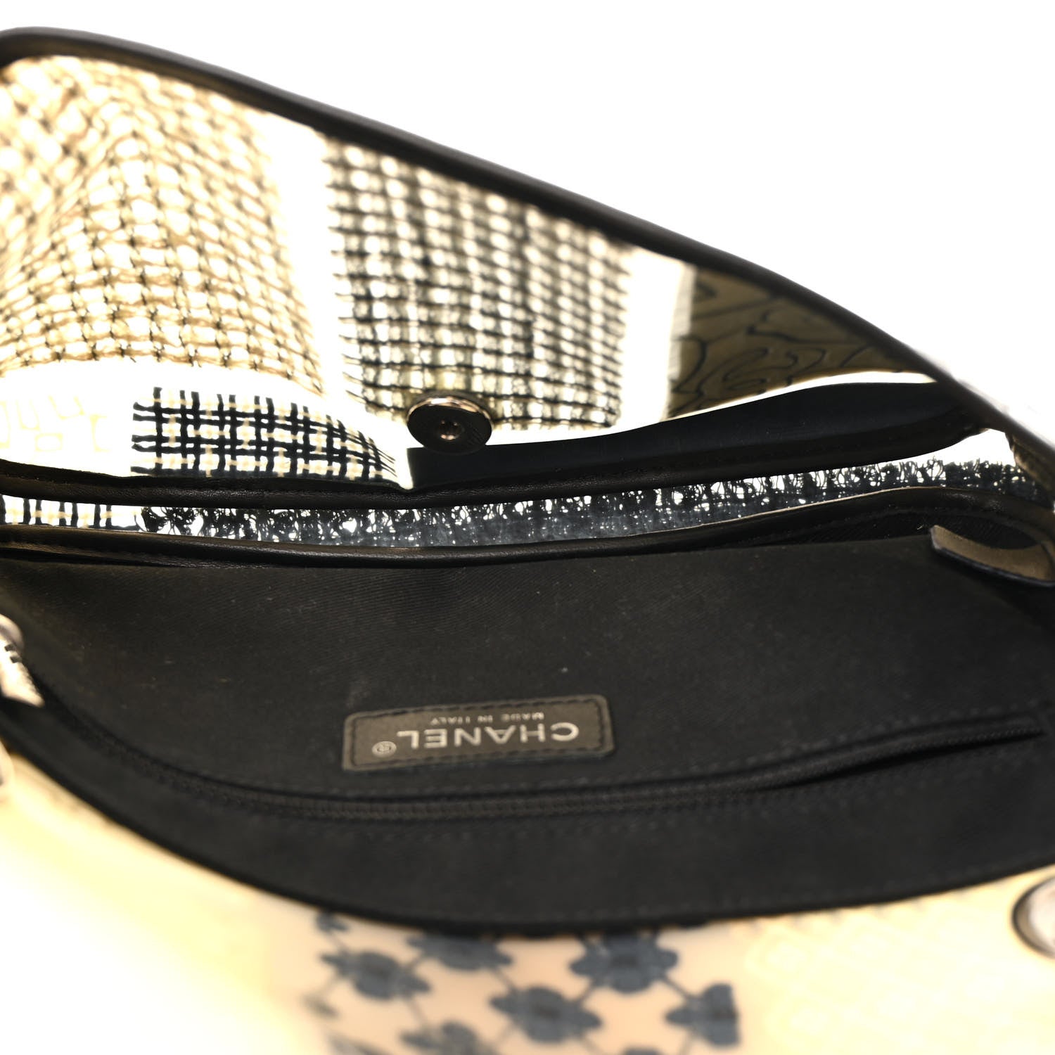 Chanel PVC Tweed Patchwork Medium Single Flap Black 5 of 18