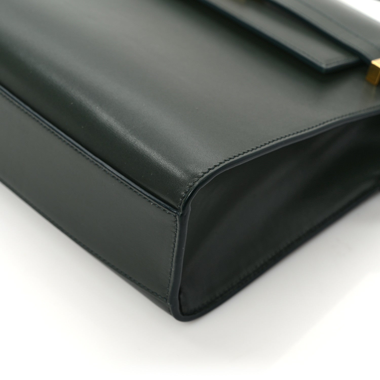 Saint Laurent Smooth Calfskin Manhattan Shoulder Bag Dark Green 11 of 12