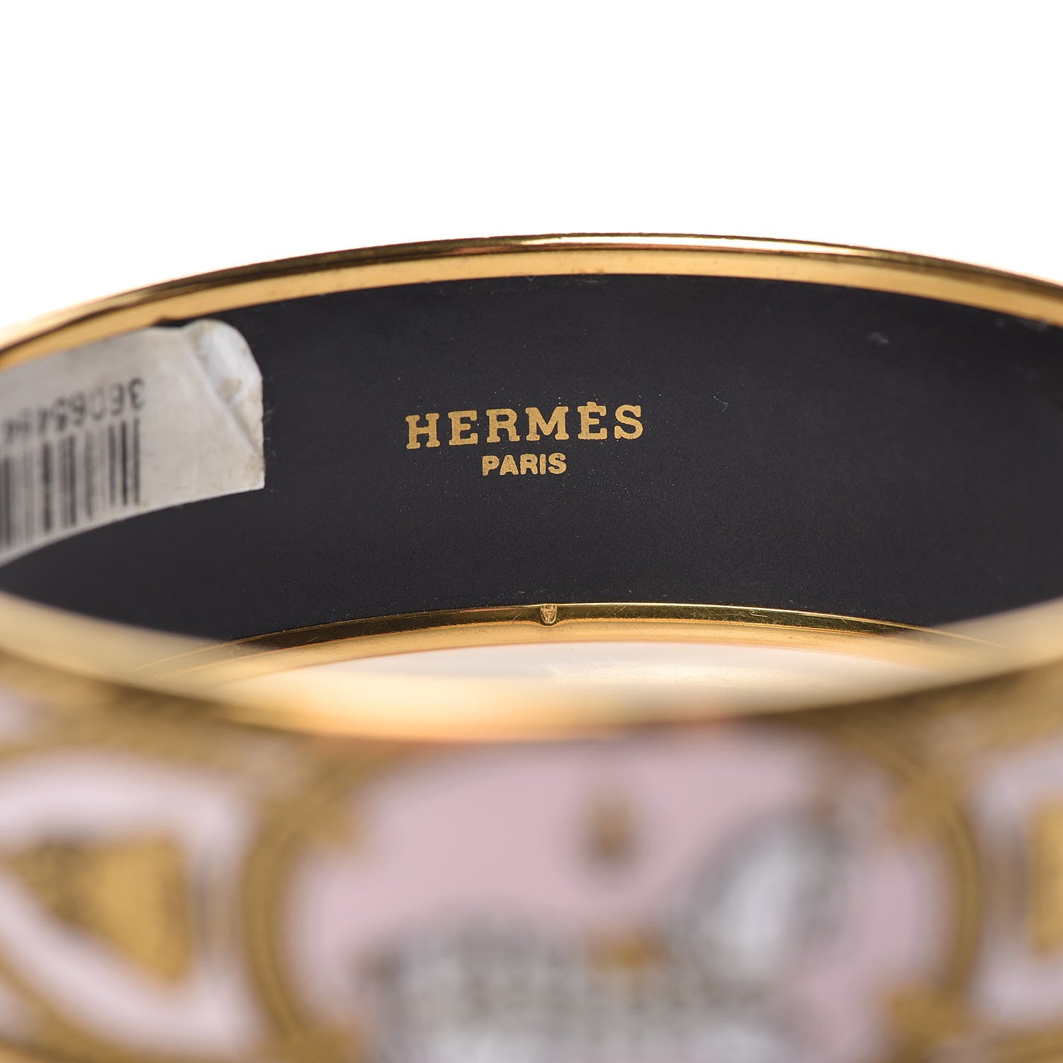 Hermes Enamel Printed Wide Grand Apparat Bracelet 70 4 of 5