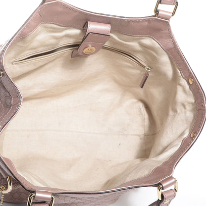 Gucci Metallic Microguccissima Medium Sukey Tote Dark Cipria 5 of 7