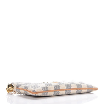 Louis Vuitton Damier Azur Pochette Milla MM 4 of 8