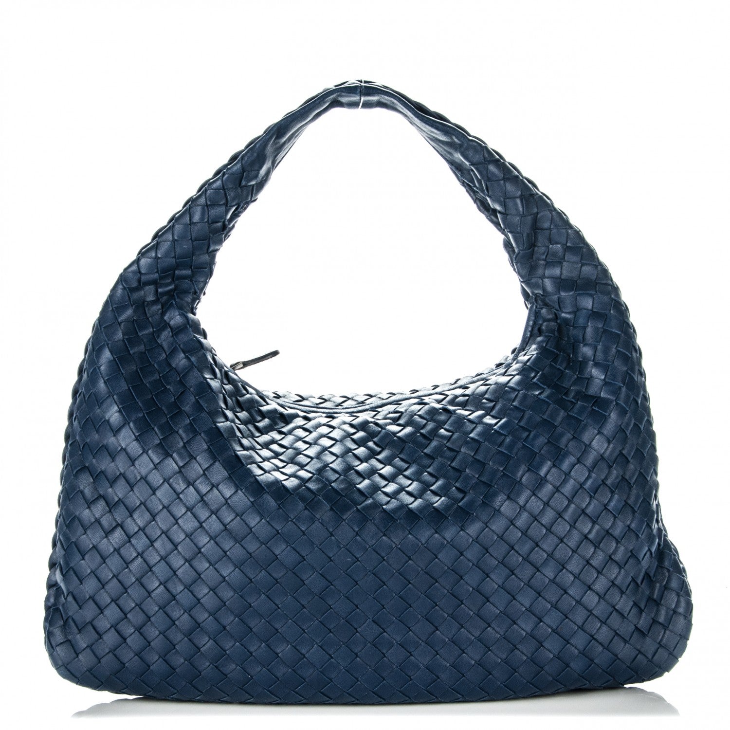 Bottega Veneta Nappa Intrecciato Medium Veneta Hobo Indigo 1 of 8