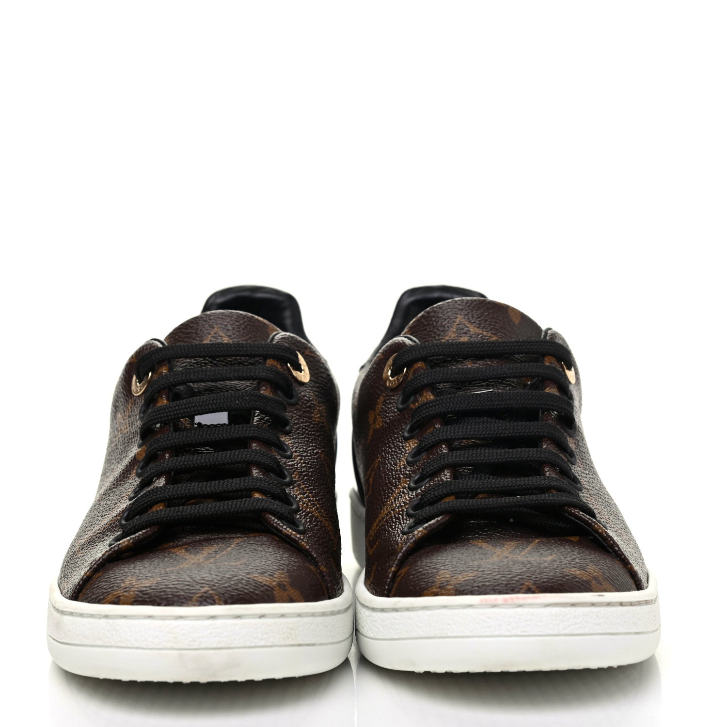 Louis Vuitton Patent Monogram Frontrow Sneakers 37 2 of 16