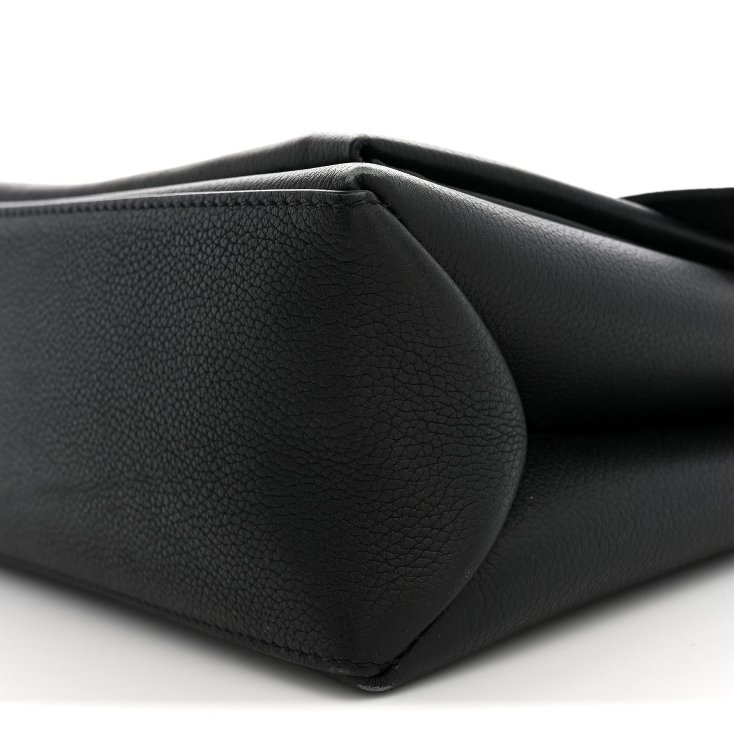 Soft Calfskin My Lockme Top Handle Black