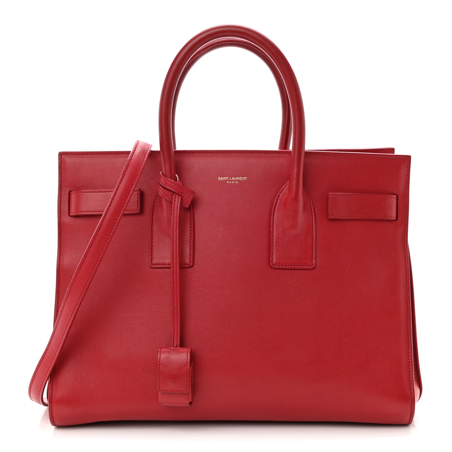 Calfskin Small Sac De Jour Lipstick Red