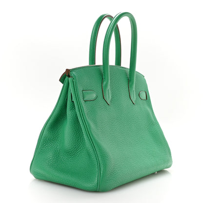 Hermes Taurillon Clemence Birkin 30 Menthe 3 of 10
