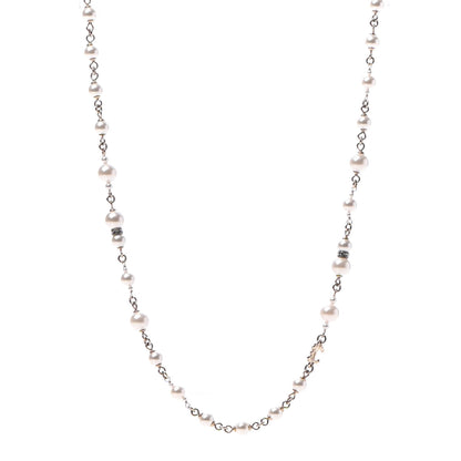 Chanel Pearl CC Coco Necklace Gold 1 of 5