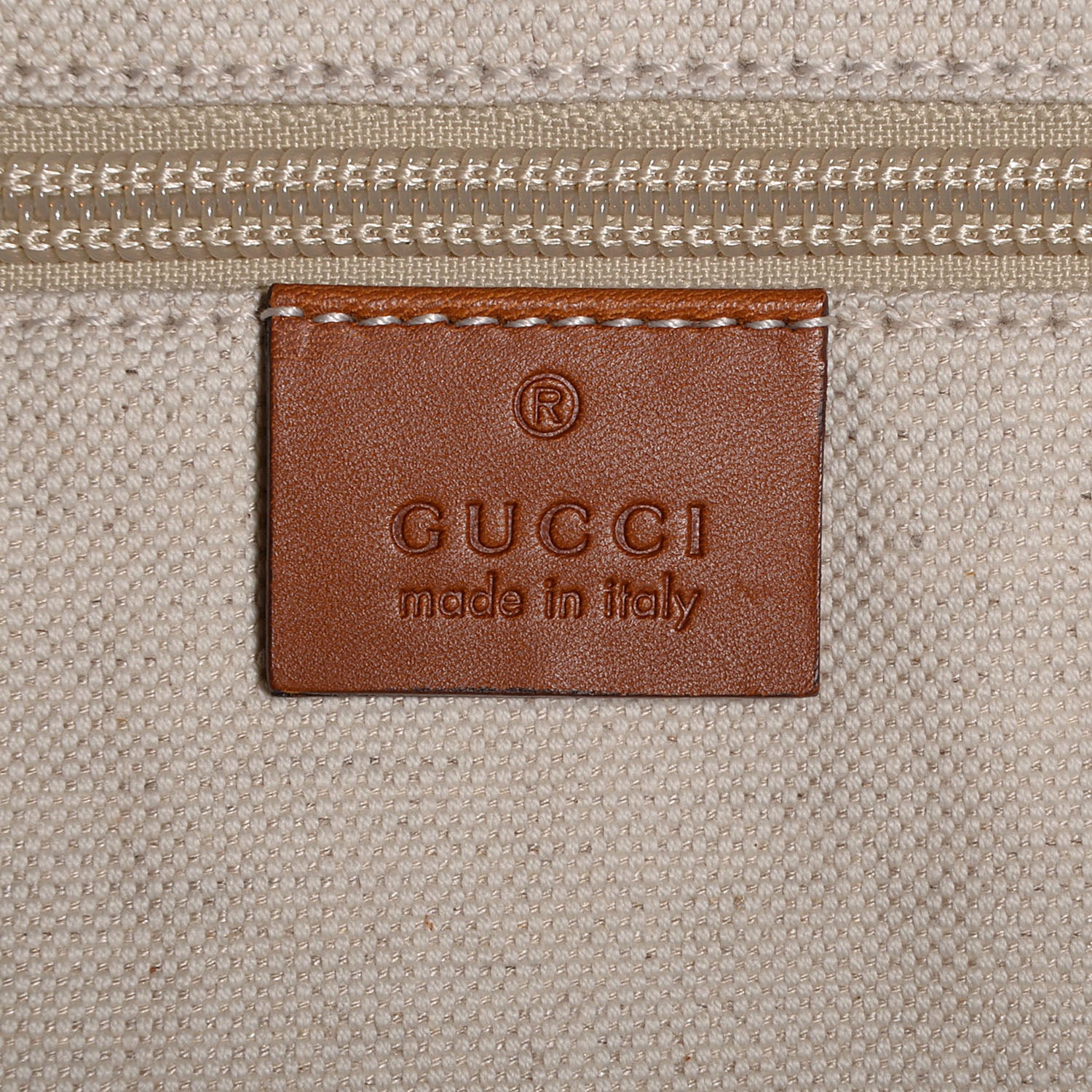 Gucci Nylon Monogram Large Tote Blue 6 of 9