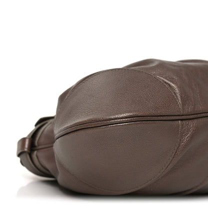 Salvatore Ferragamo Calfskin Marisa Shoulder Bag Bronze 9 of 10