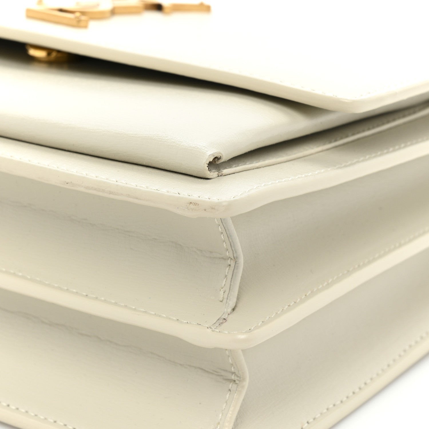 Saint Laurent Calfskin Medium Monogram Sunset Crema Soft 11 of 15