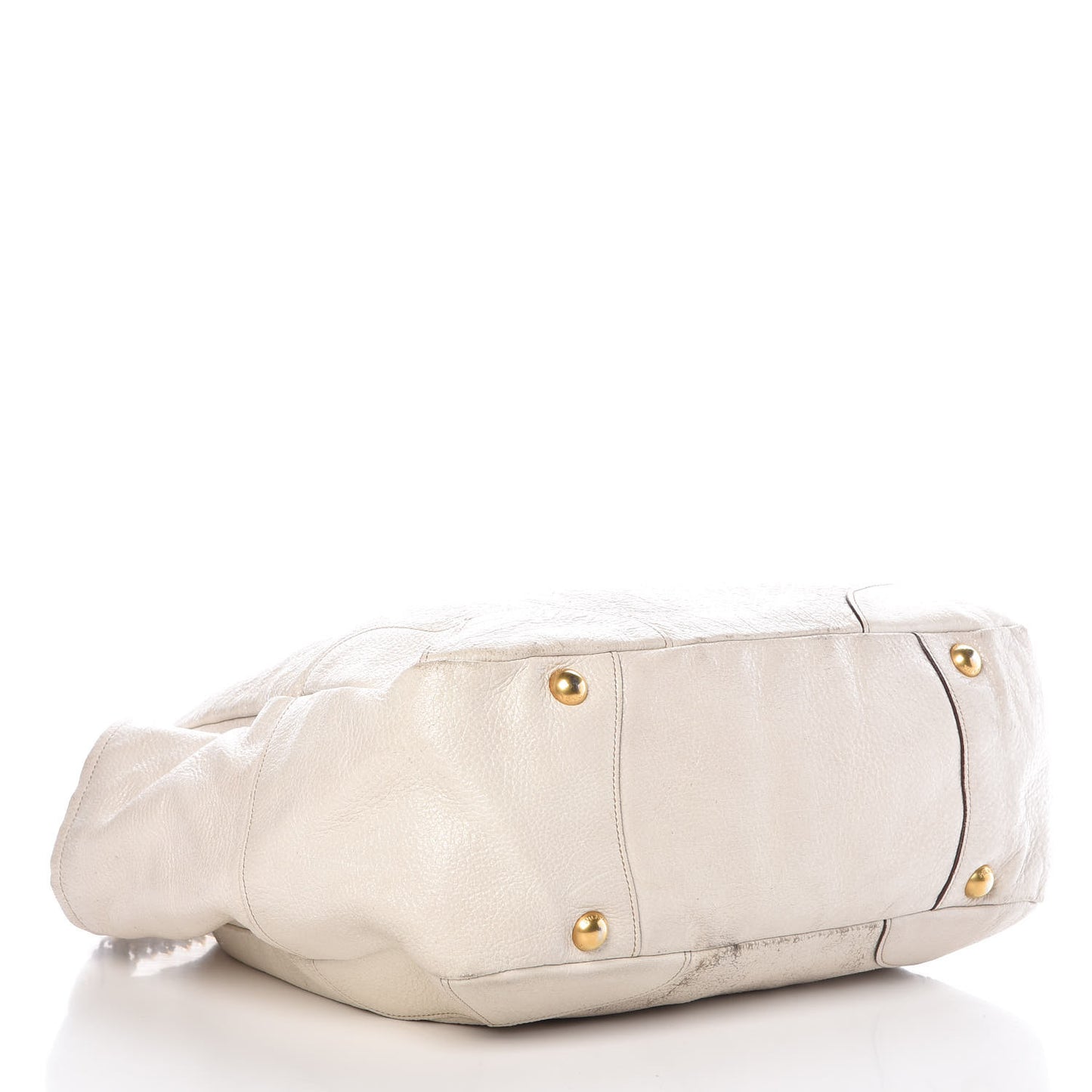Cervo Lux Chain Shoulder Bag Talco