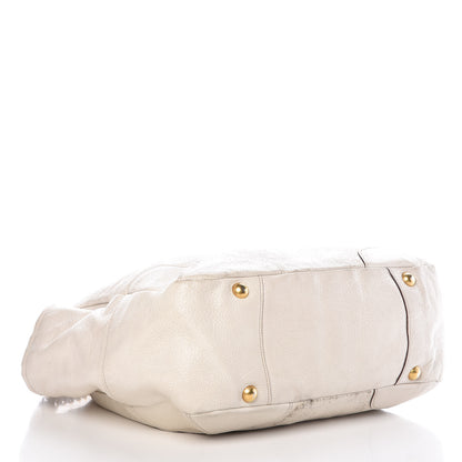 Prada Cervo Lux Chain Shoulder Bag Talco 4 of 18