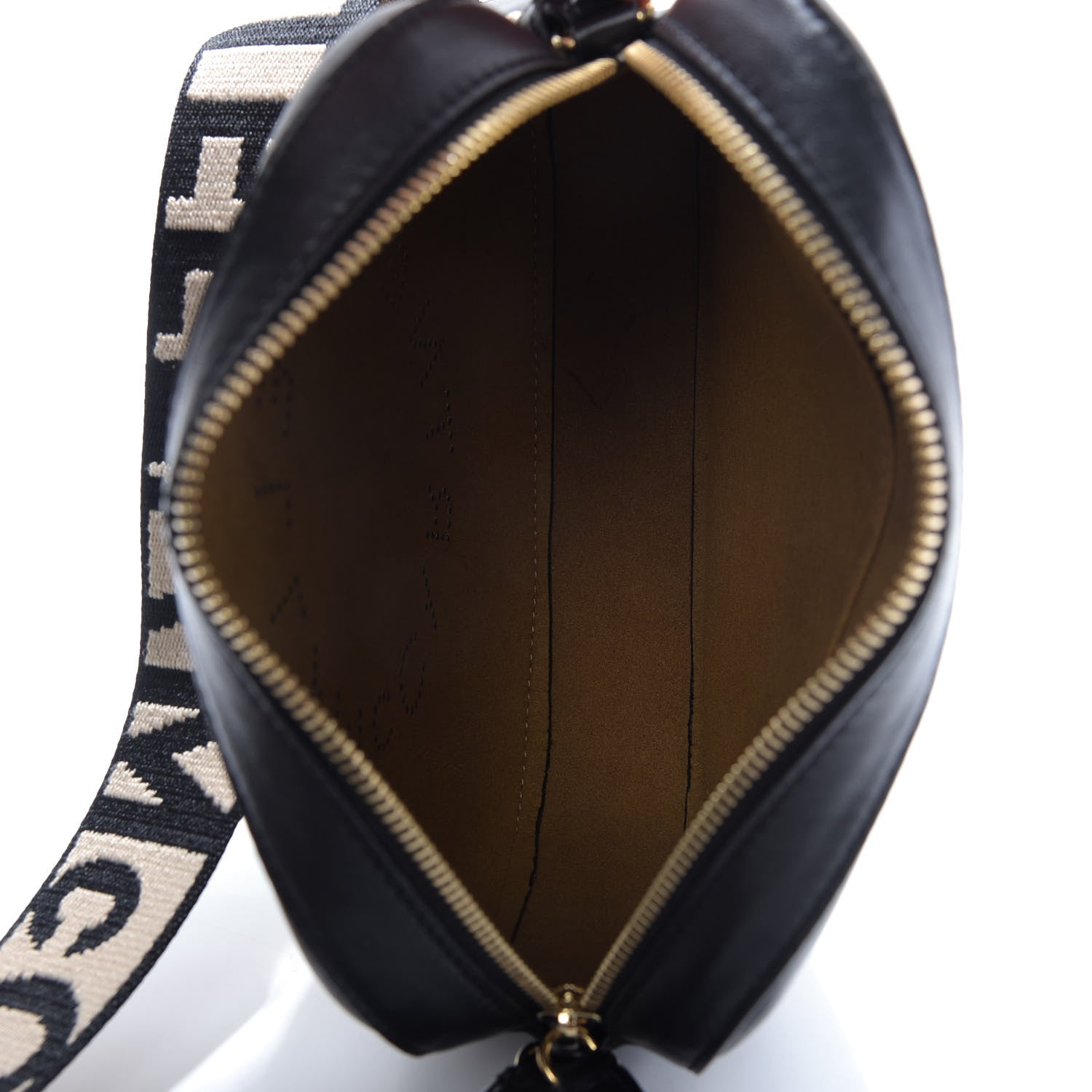 Stella McCartney Eco Alter Nappa Perforated Logo Mini Bag Black 5 of 8